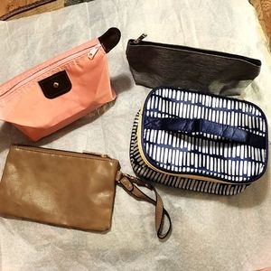 4 Unbranded Cosmetics Bags